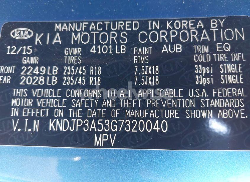 Photo 9 of 2016 Kia Soul + (VIN KNDJP3A53G7320040)