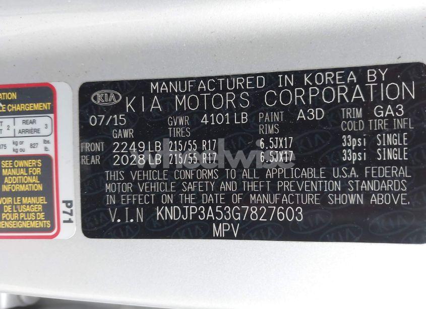 Photo 9 of 2016 Kia Soul + (VIN KNDJP3A53G7827603)