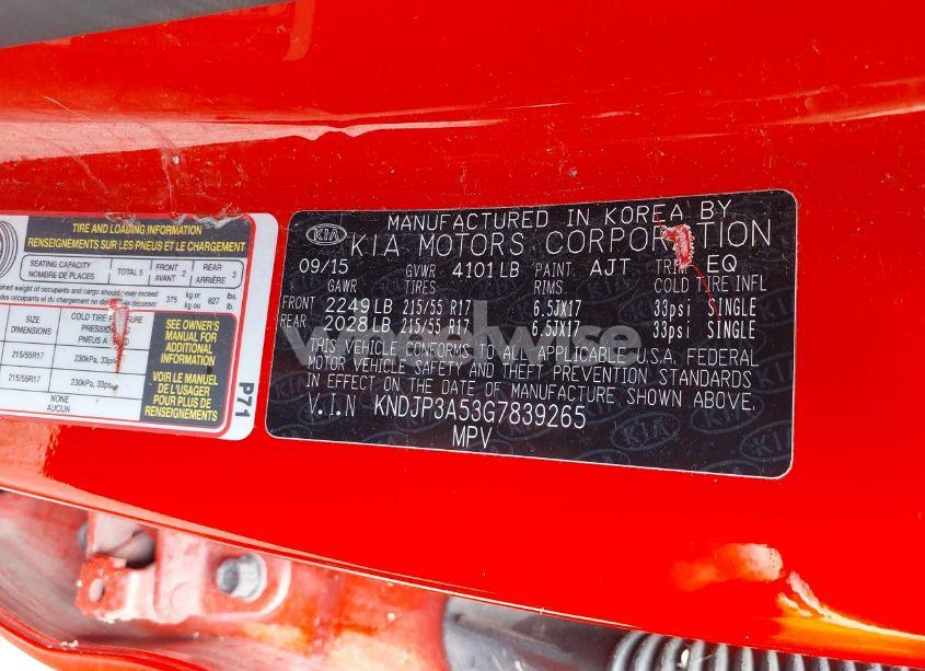 Photo 9 of 2016 Kia Soul + (VIN KNDJP3A53G7839265)