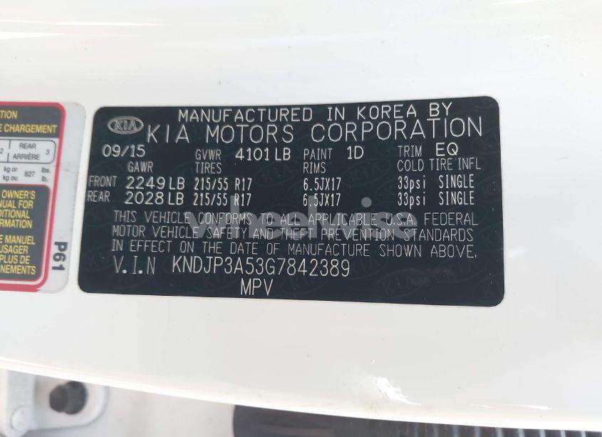 Photo 9 of 2016 Kia Soul + (VIN KNDJP3A53G7842389)