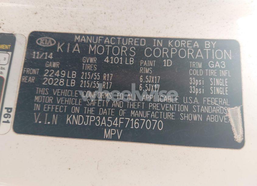 Photo 9 of 2015 Kia Soul + (VIN KNDJP3A54F7167070)