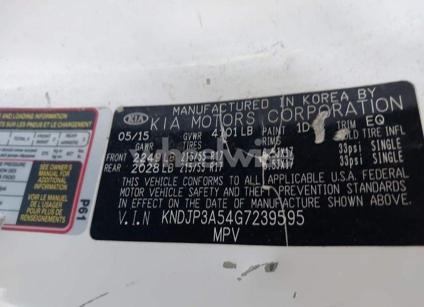 Photo 9 of 2016 Kia Soul + (VIN KNDJP3A54G7239595)