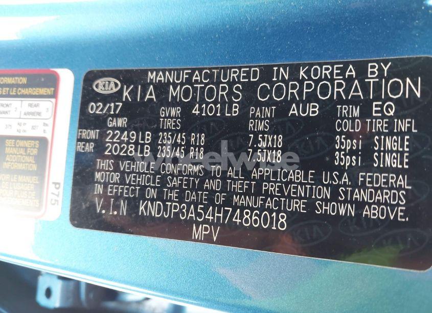 Photo 9 of 2017 Kia Soul + (VIN KNDJP3A54H7486018)