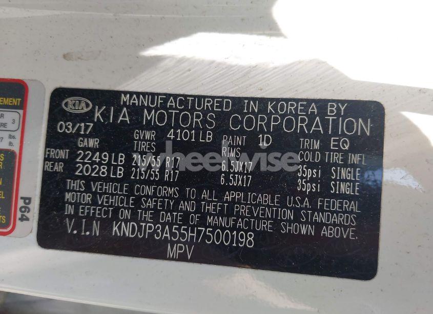 Photo 9 of 2017 Kia Soul + (VIN KNDJP3A55H7500198)