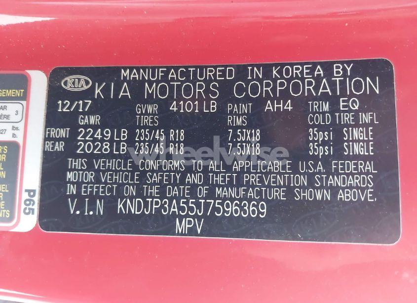 Photo 9 of 2018 Kia Soul + (VIN KNDJP3A55J7596369)