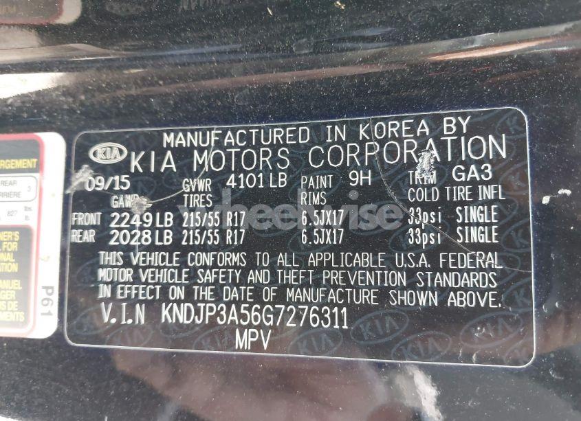 Photo 9 of 2016 Kia Soul + (VIN KNDJP3A56G7276311)