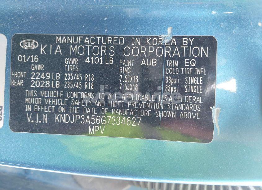 Photo 9 of 2016 Kia Soul + (VIN KNDJP3A56G7334627)