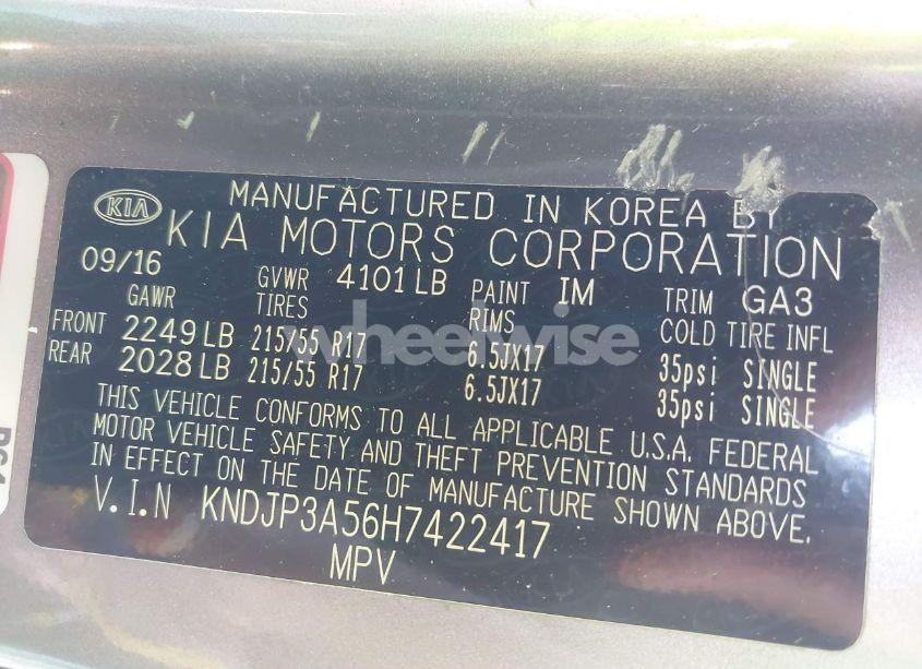 Photo 9 of 2017 Kia Soul + (VIN KNDJP3A56H7422417)