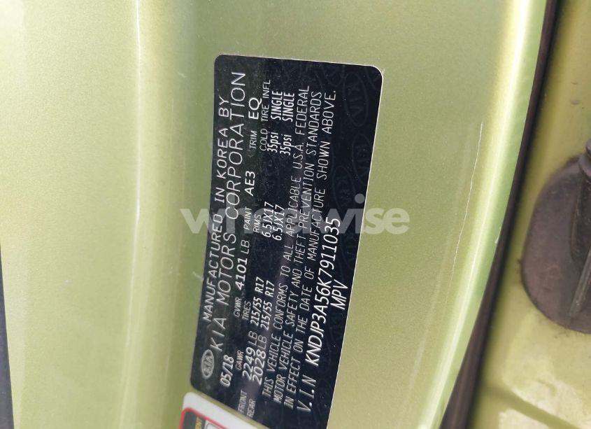 Photo 9 of 2019 Kia Soul + (VIN KNDJP3A56K7911035)