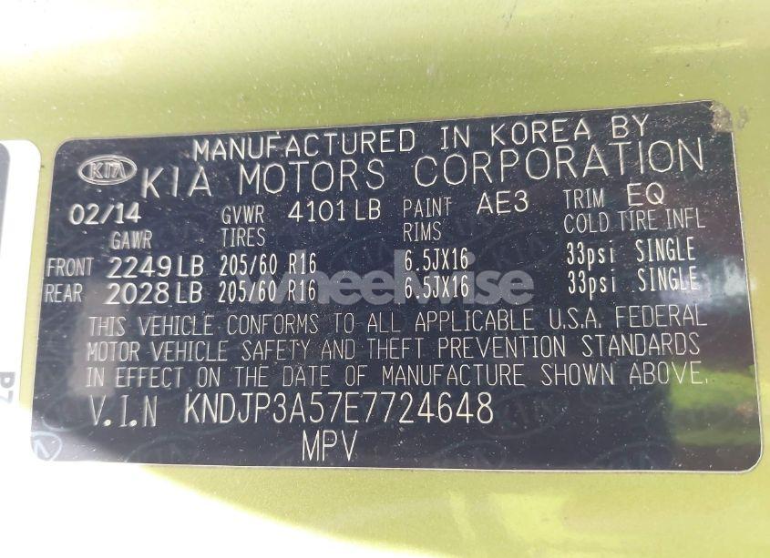 Photo 9 of 2014 Kia Soul + (VIN KNDJP3A57E7724648)