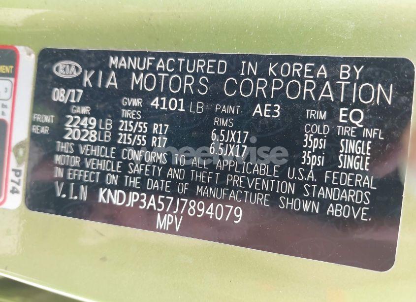 Photo 9 of 2018 Kia Soul + (VIN KNDJP3A57J7894079)