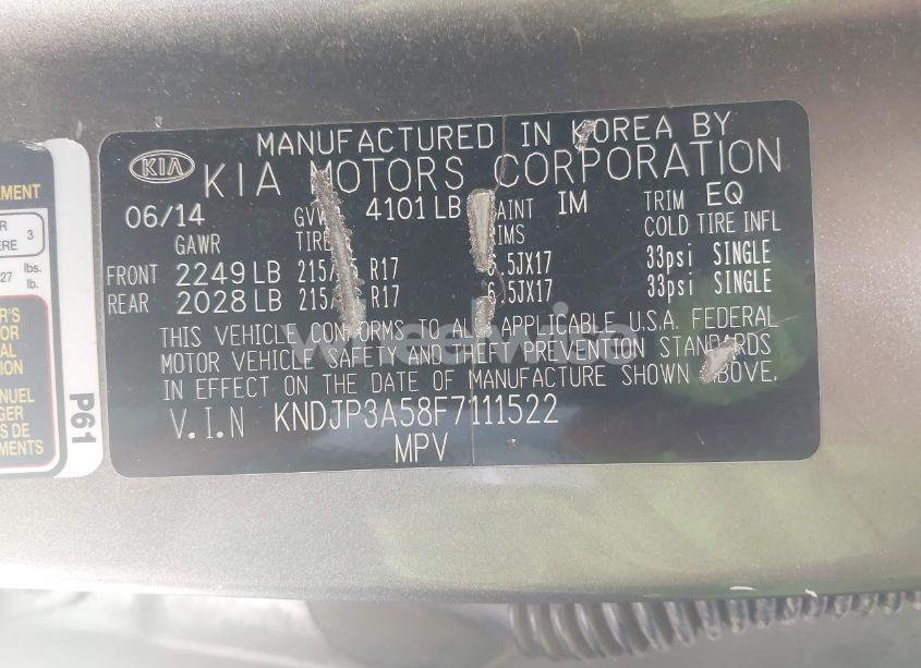 Photo 9 of 2015 Kia Soul + (VIN KNDJP3A58F7111522)