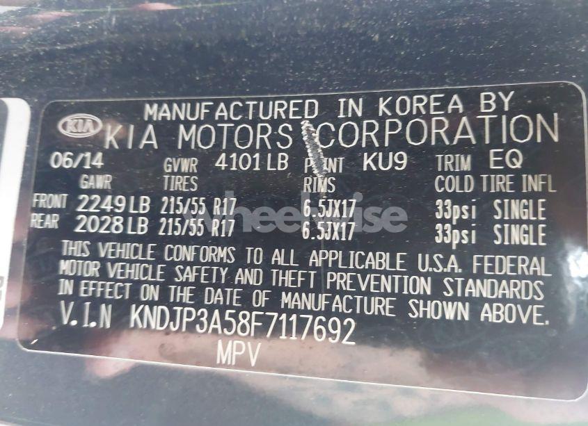 Photo 9 of 2015 Kia Soul + (VIN KNDJP3A58F7117692)