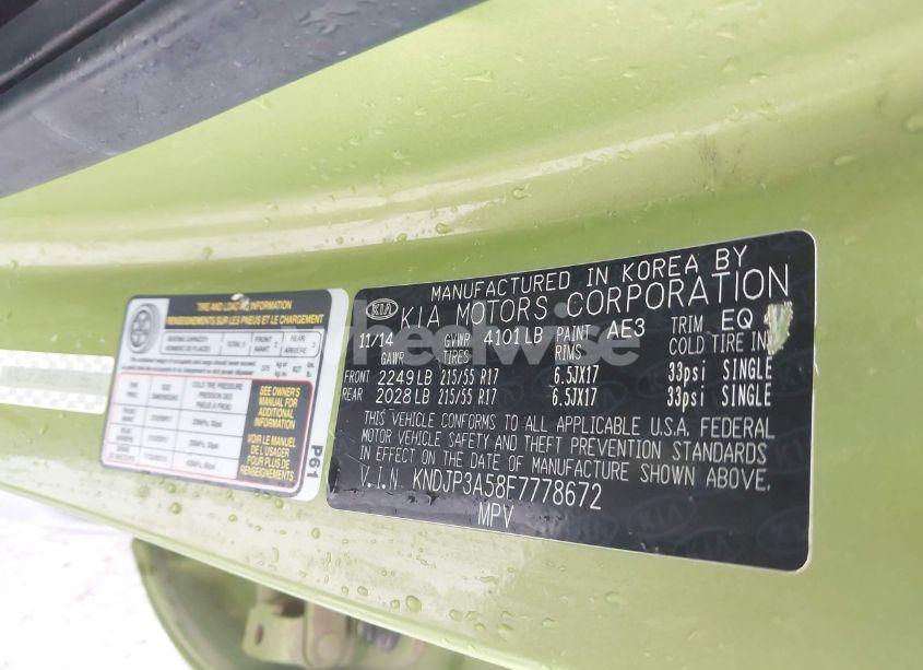 Photo 9 of 2015 Kia Soul + (VIN KNDJP3A58F7778672)