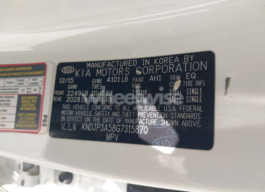 Photo 9 of 2016 Kia Soul + (VIN KNDJP3A58G7315870)