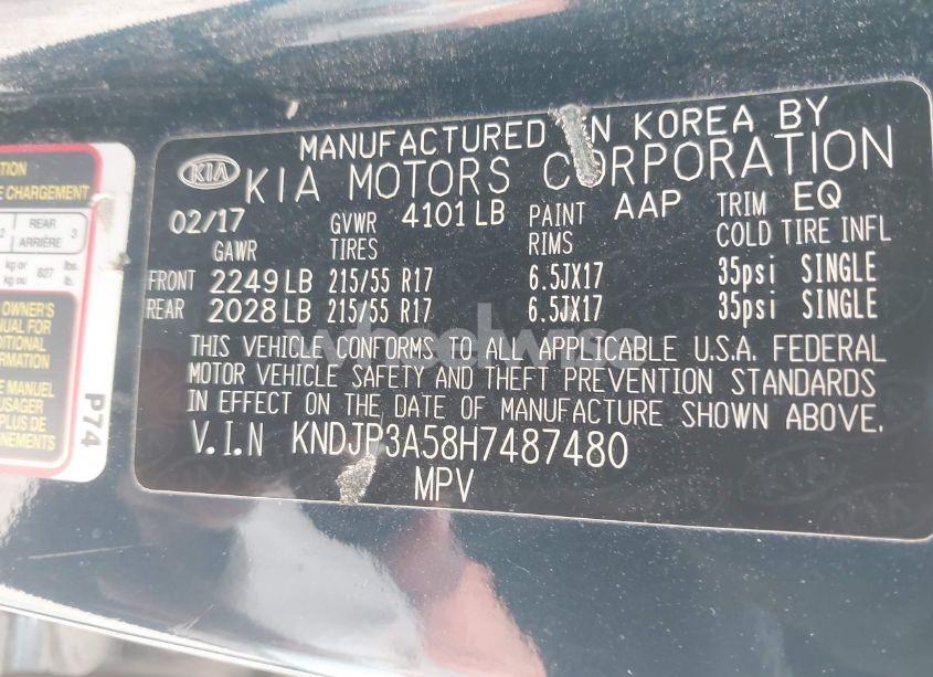 Photo 9 of 2017 Kia Soul + (VIN KNDJP3A58H7487480)