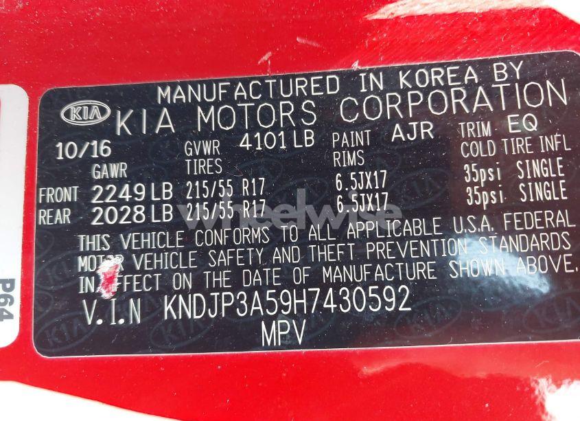 Photo 9 of 2017 Kia Soul + (VIN KNDJP3A59H7430592)