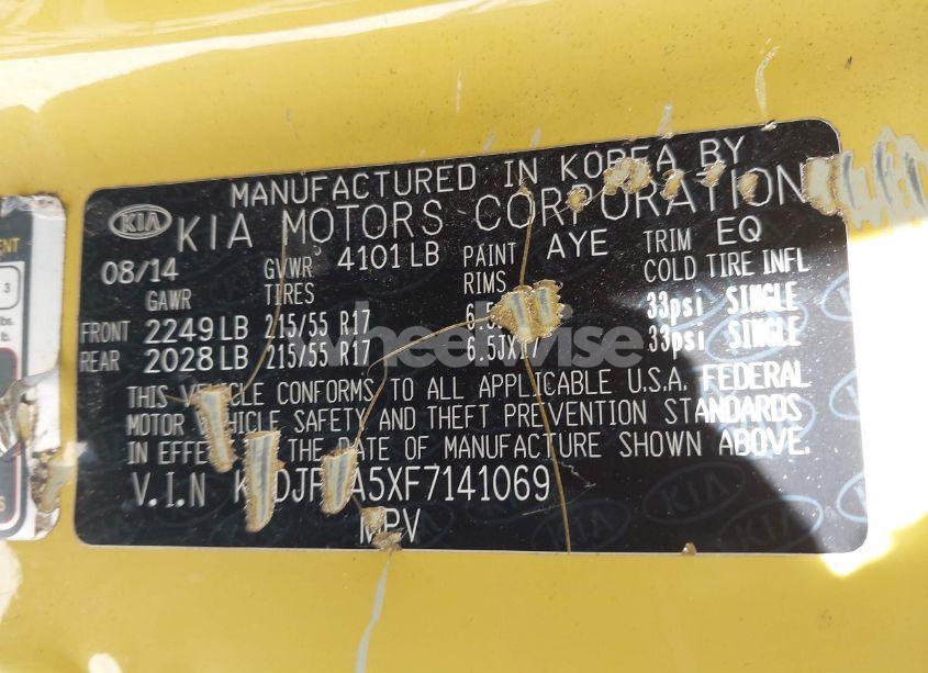 Photo 9 of 2015 Kia Soul + (VIN KNDJP3A5XF7141069)