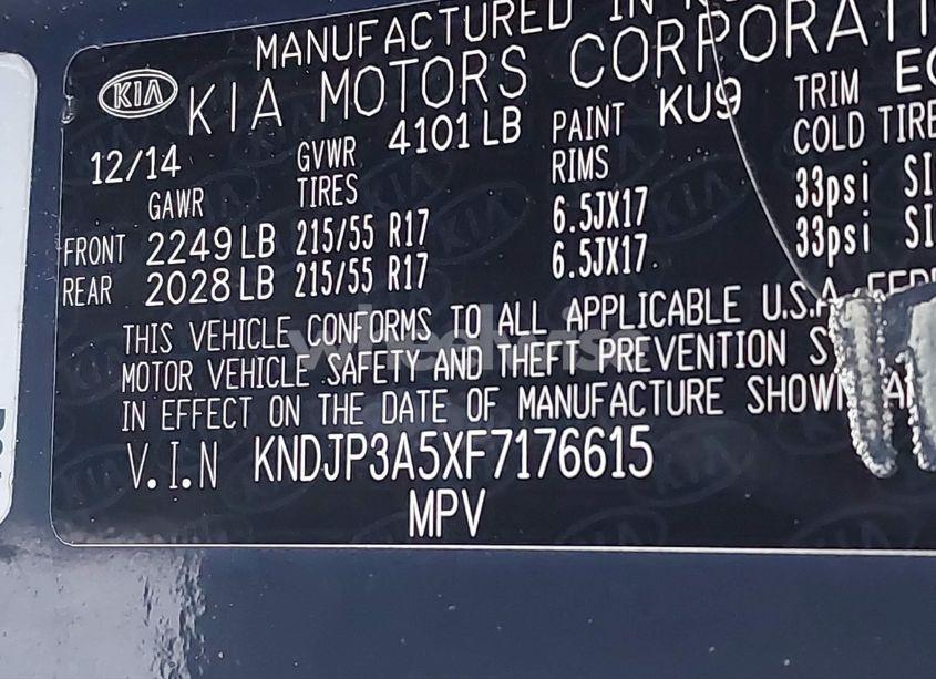 Photo 9 of 2015 Kia Soul + (VIN KNDJP3A5XF7176615)