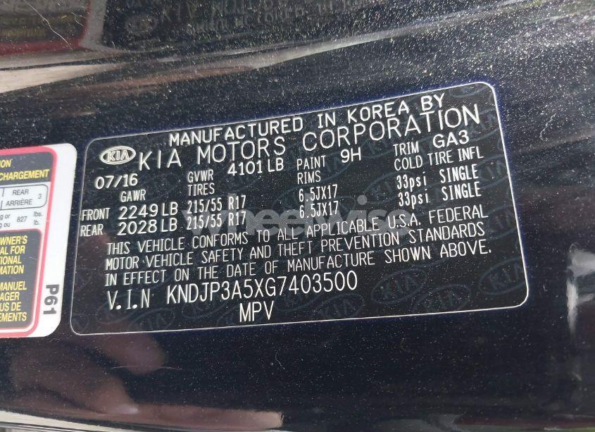 Photo 9 of 2016 Kia Soul + (VIN KNDJP3A5XG7403500)