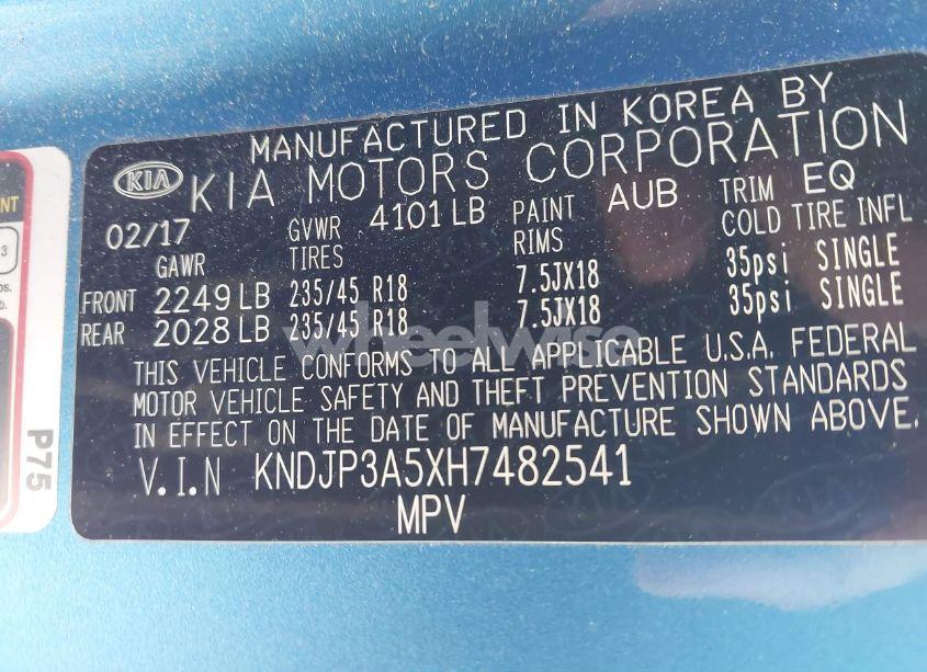 Photo 9 of 2017 Kia Soul + (VIN KNDJP3A5XH7482541)