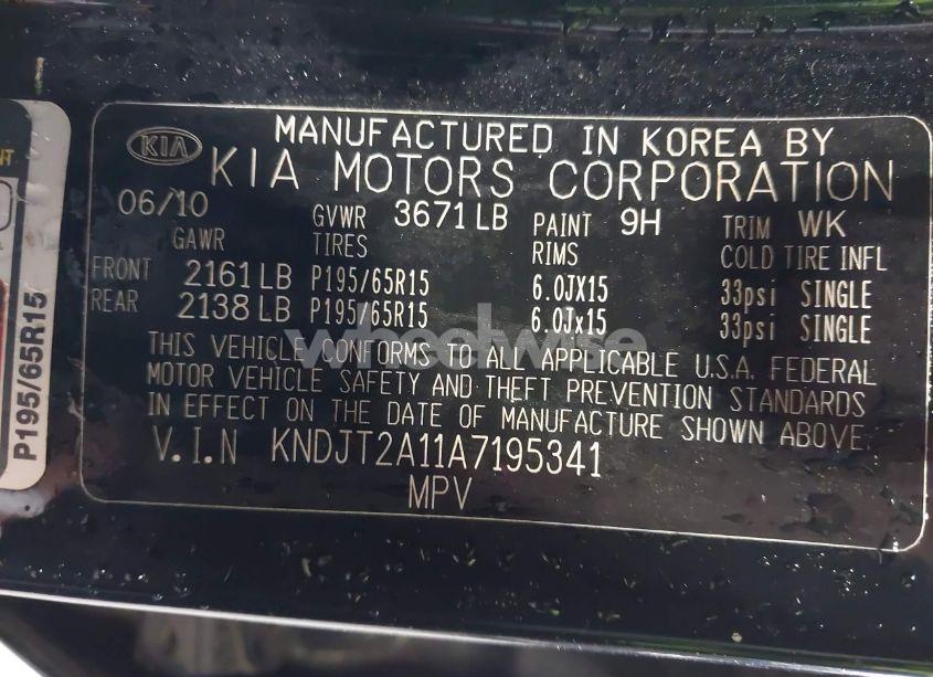 Photo 9 of 2010 Kia Soul (VIN KNDJT2A11A7195341)