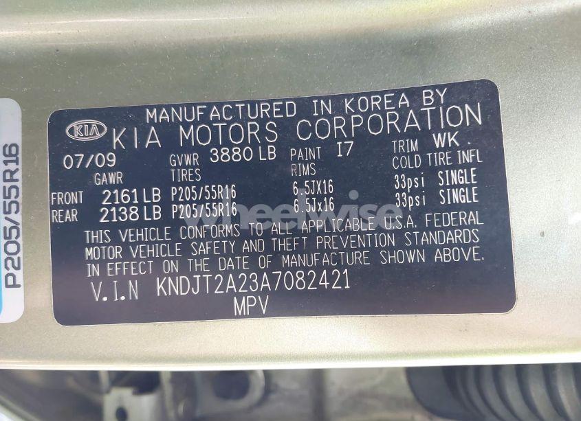 Photo 9 of 2010 Kia Soul + (VIN KNDJT2A23A7082421)