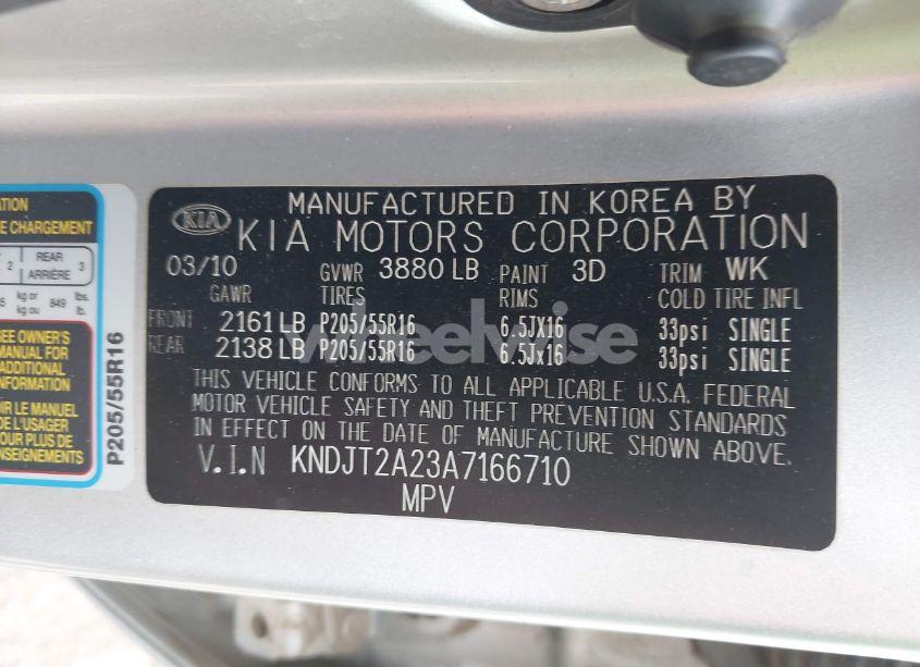 Photo 9 of 2010 Kia Soul + (VIN KNDJT2A23A7166710)