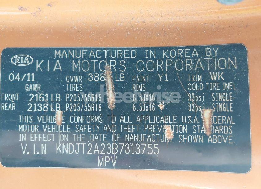 Photo 9 of 2011 Kia Soul + (VIN KNDJT2A23B7313755)