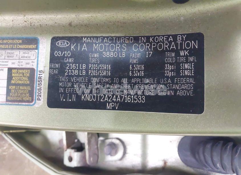 Photo 9 of 2010 Kia Soul + (VIN KNDJT2A24A7161533)