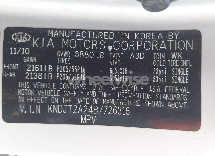 Photo 9 of 2011 Kia Soul + (VIN KNDJT2A24B7726316)