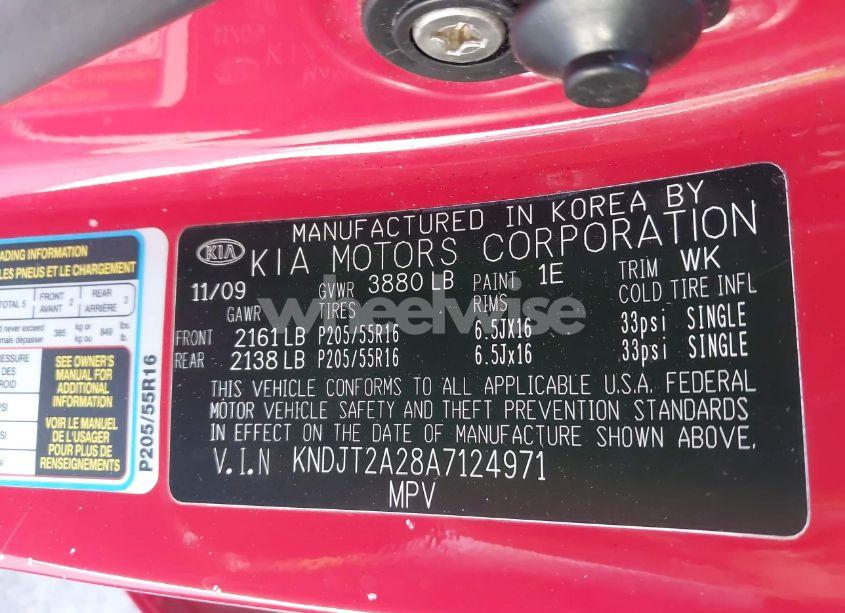 Photo 9 of 2010 Kia Soul + (VIN KNDJT2A28A7124971)