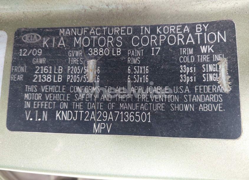 Photo 9 of 2010 Kia Soul + (VIN KNDJT2A29A7136501)