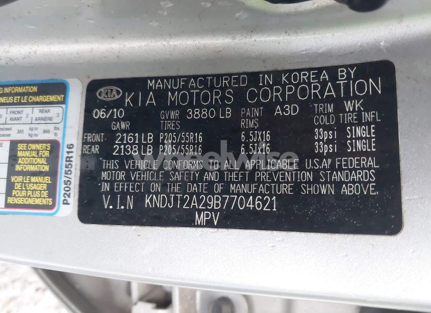 Photo 9 of 2011 Kia Soul + (VIN KNDJT2A29B7704621)