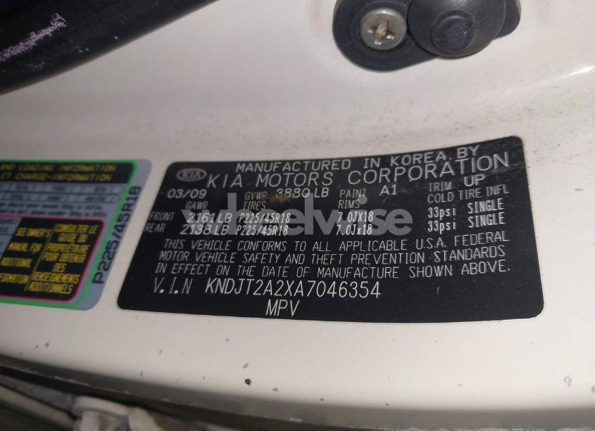 Photo 9 of 2010 Kia Soul (VIN KNDJT2A2XA7046354)