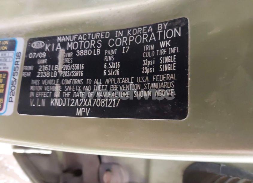 Photo 9 of 2010 Kia Soul + (VIN KNDJT2A2XA7081217)