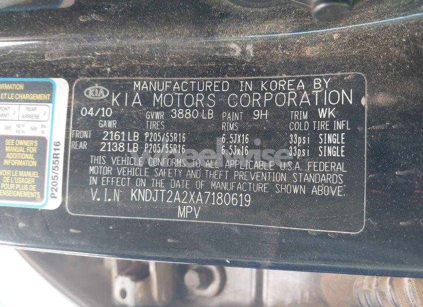 Photo 9 of 2010 Kia Soul + (VIN KNDJT2A2XA7180619)