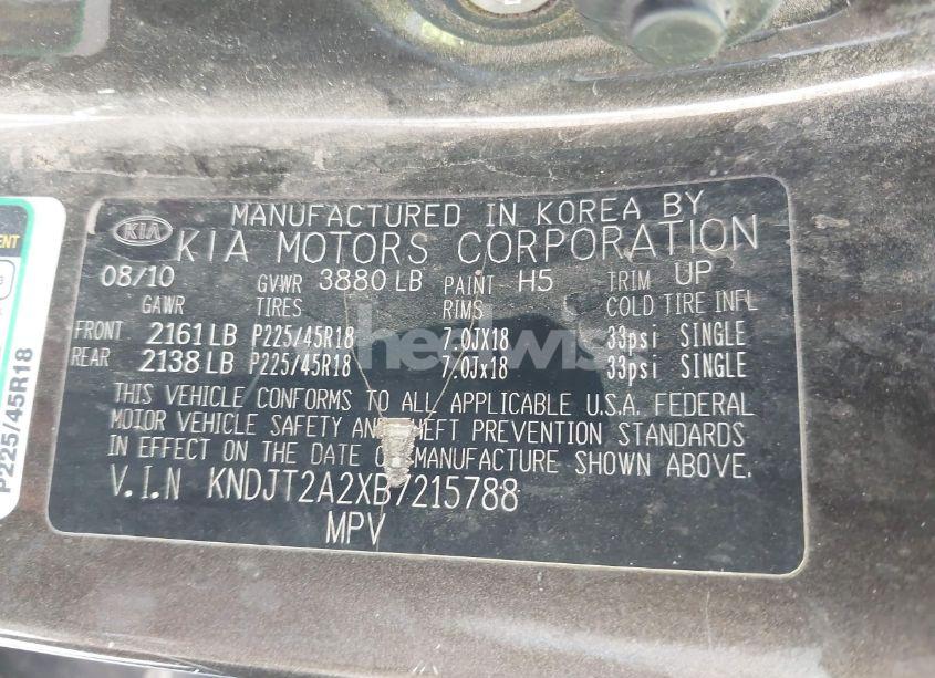 Photo 9 of 2011 Kia Soul ! (VIN KNDJT2A2XB7215788)