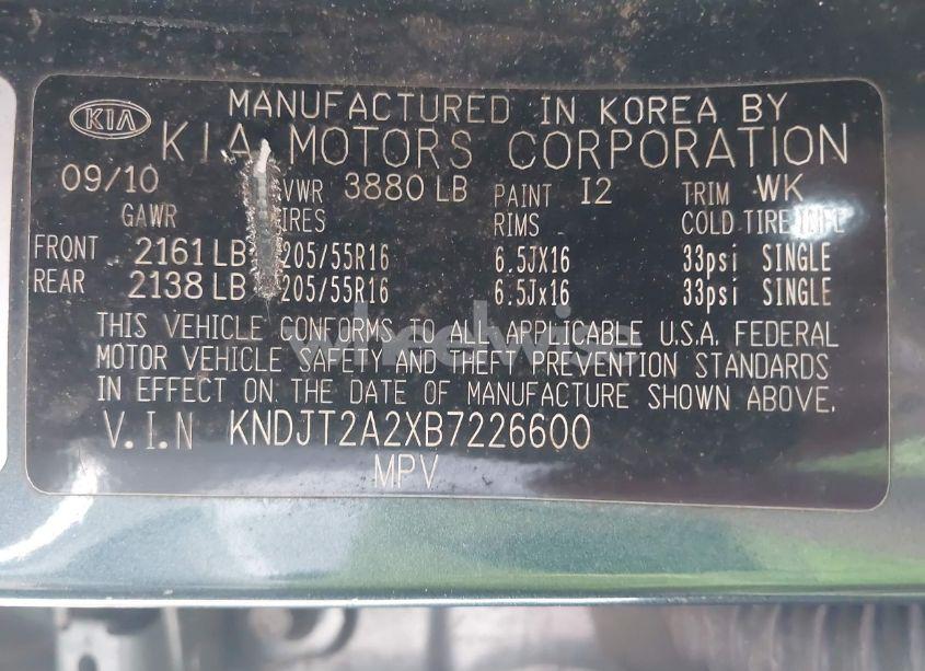 Photo 9 of 2011 Kia Soul + (VIN KNDJT2A2XB7226600)