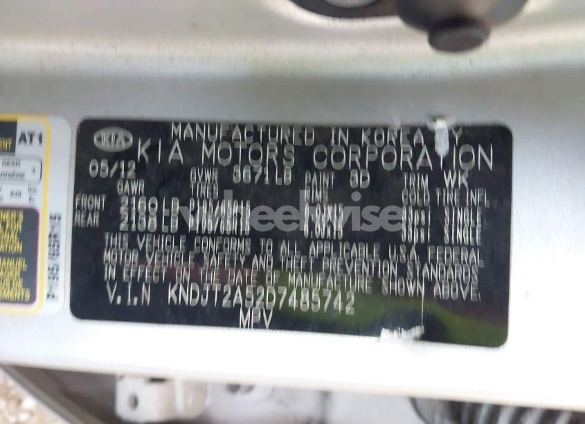 Photo 9 of 2013 Kia Soul (VIN KNDJT2A52D7485742)