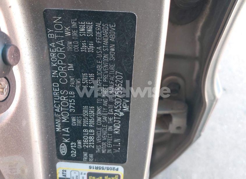 Photo 9 of 2013 Kia Soul (VIN KNDJT2A53D7586207)