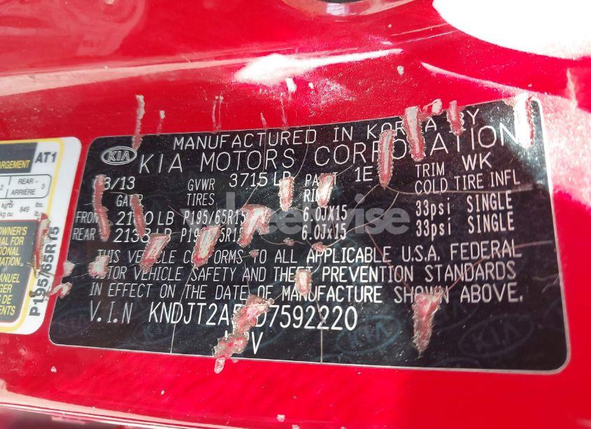 Photo 9 of 2013 Kia Soul (VIN KNDJT2A53D7592220)