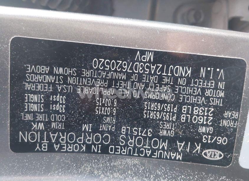 Photo 9 of 2013 Kia Soul (VIN KNDJT2A53D7620520)