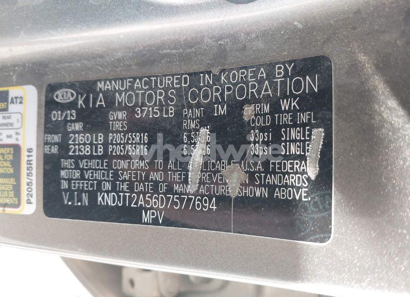 Photo 9 of 2013 Kia Soul (VIN KNDJT2A56D7577694)