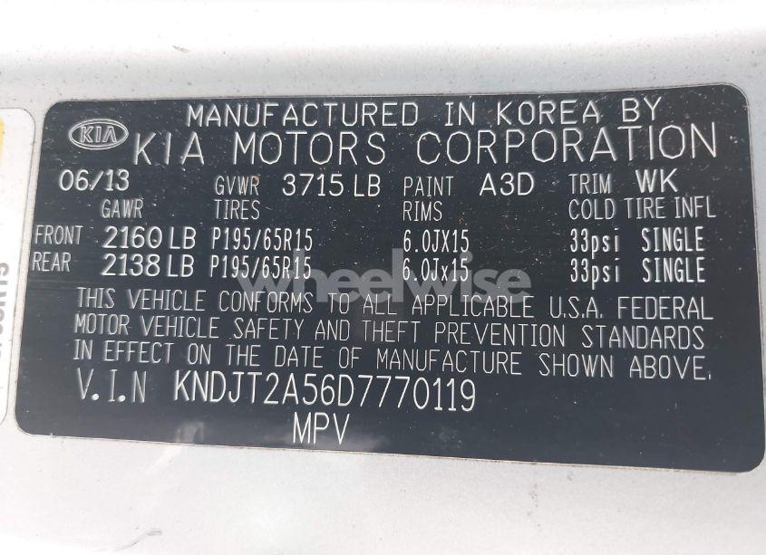 Photo 9 of 2013 Kia Soul (VIN KNDJT2A56D7770119)