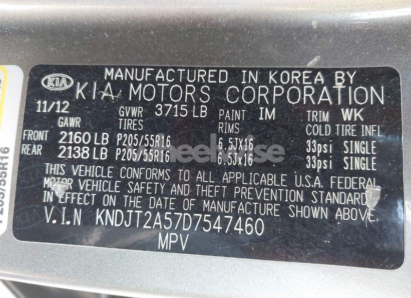 Photo 9 of 2013 Kia Soul (VIN KNDJT2A57D7547460)