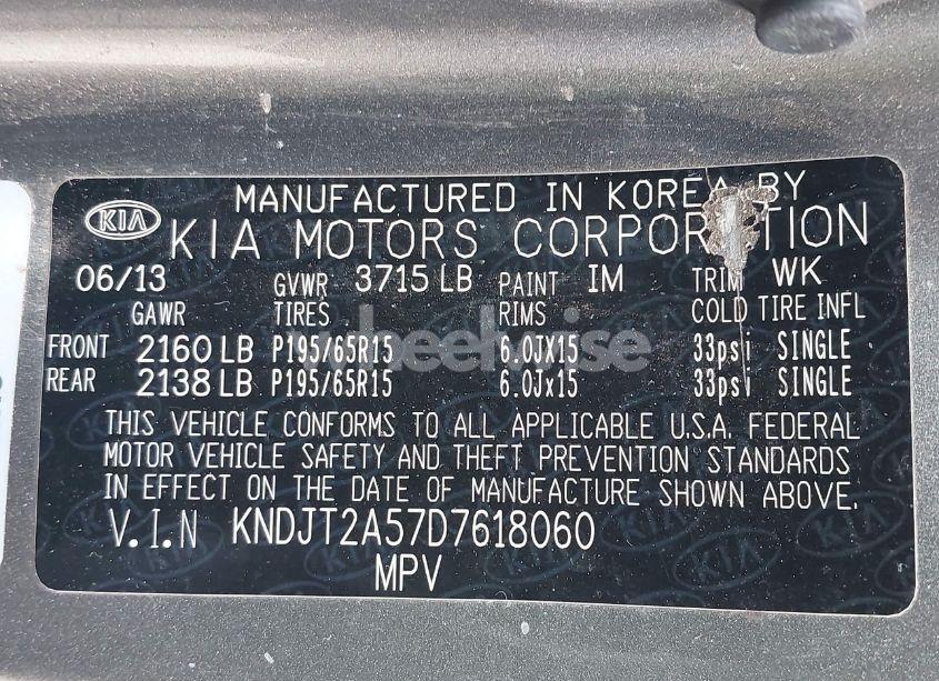 Photo 9 of 2013 Kia Soul (VIN KNDJT2A57D7618060)