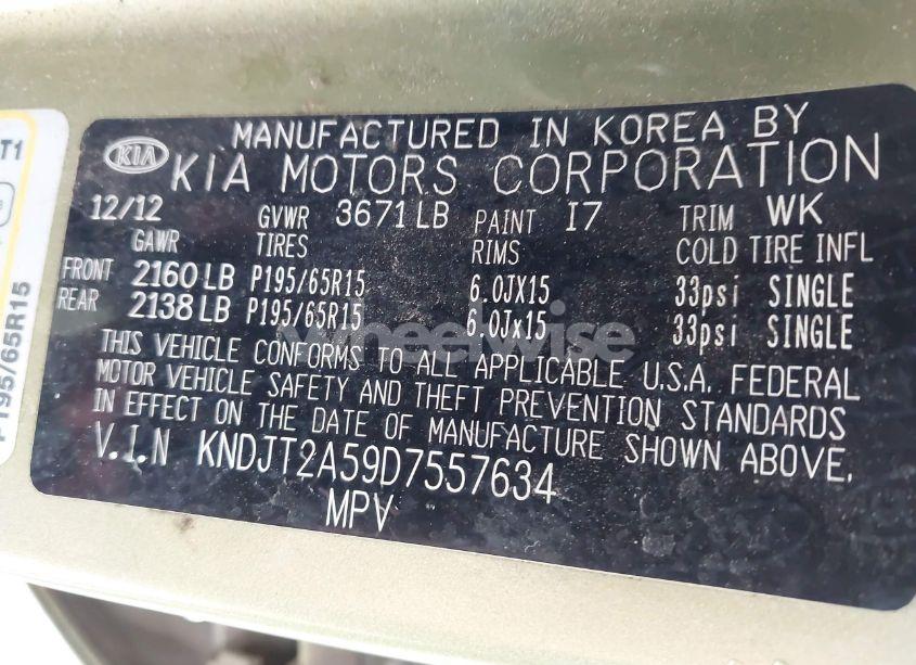 Photo 9 of 2013 Kia Soul ! (VIN KNDJT2A59D7557634)