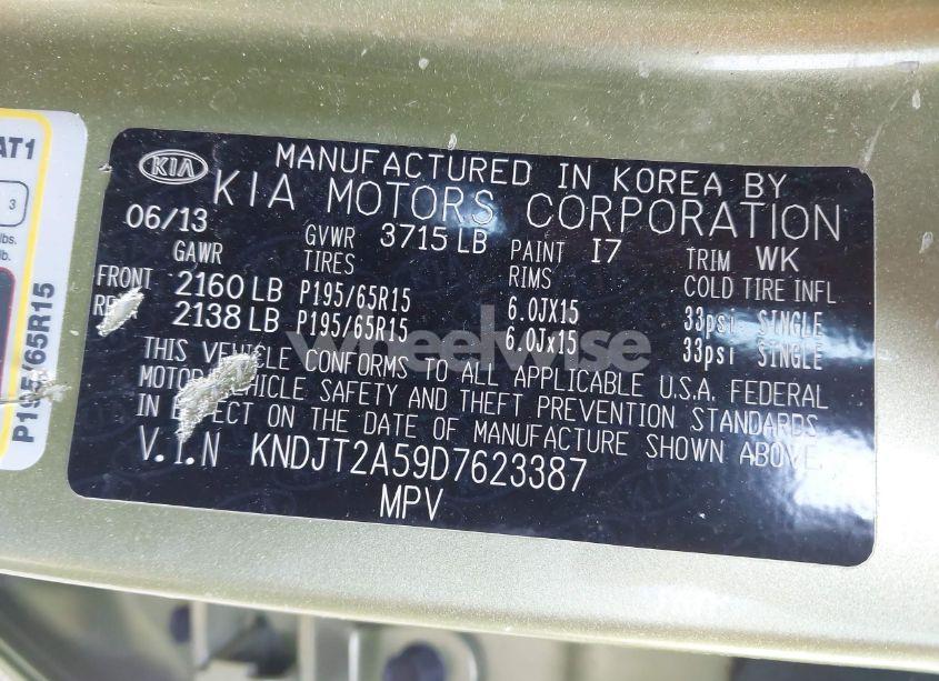 Photo 9 of 2013 Kia Soul (VIN KNDJT2A59D7623387)