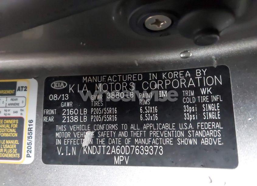 Photo 9 of 2013 Kia Soul + (VIN KNDJT2A60D7639373)